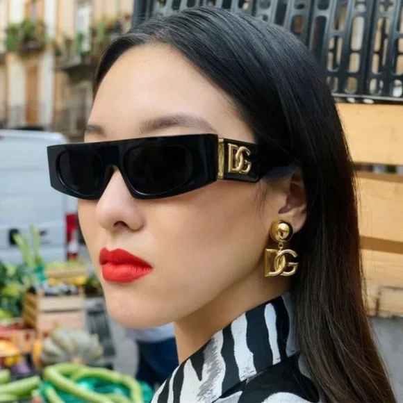 Black and Gold Sunglasses - Picture 1 of 8